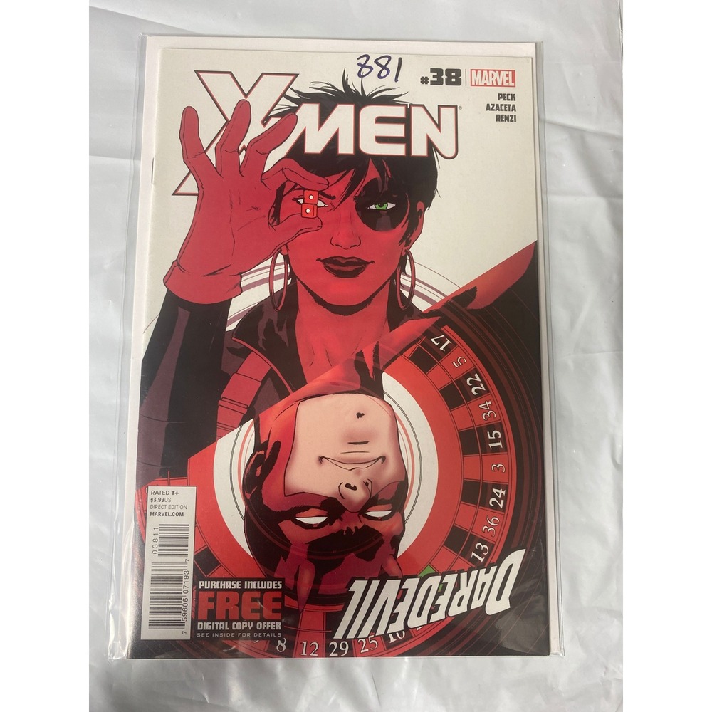 Marvel X-Men‎ #38 Domino Daredevil Appearance Paul Azaceta Marvel Comics 2013